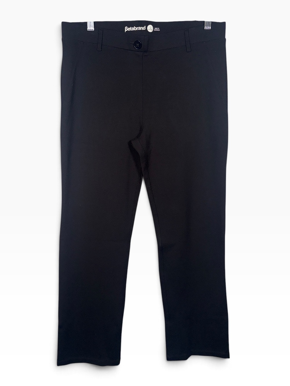 Betabrand Women’s Black Stretch Dress Pants - Picture 2 of 5